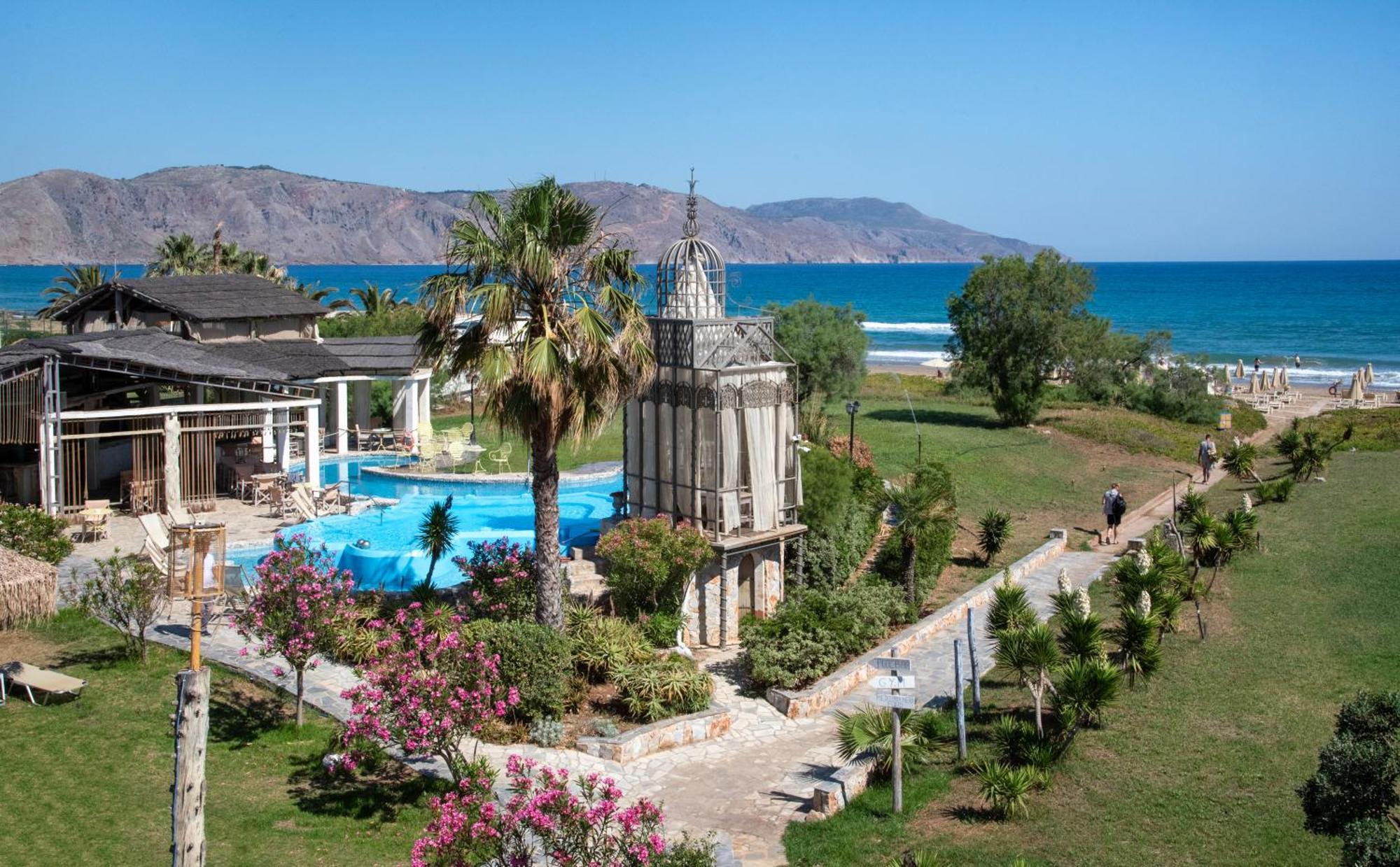 Orpheas Resort Hotel (Adults Only) Paralia Kourna エクステリア 写真
